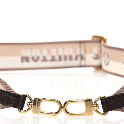 Louis Vuitton Jacquard Speedy Bandouliere 20 Shoulder Strap Beige Brown 3 of 3