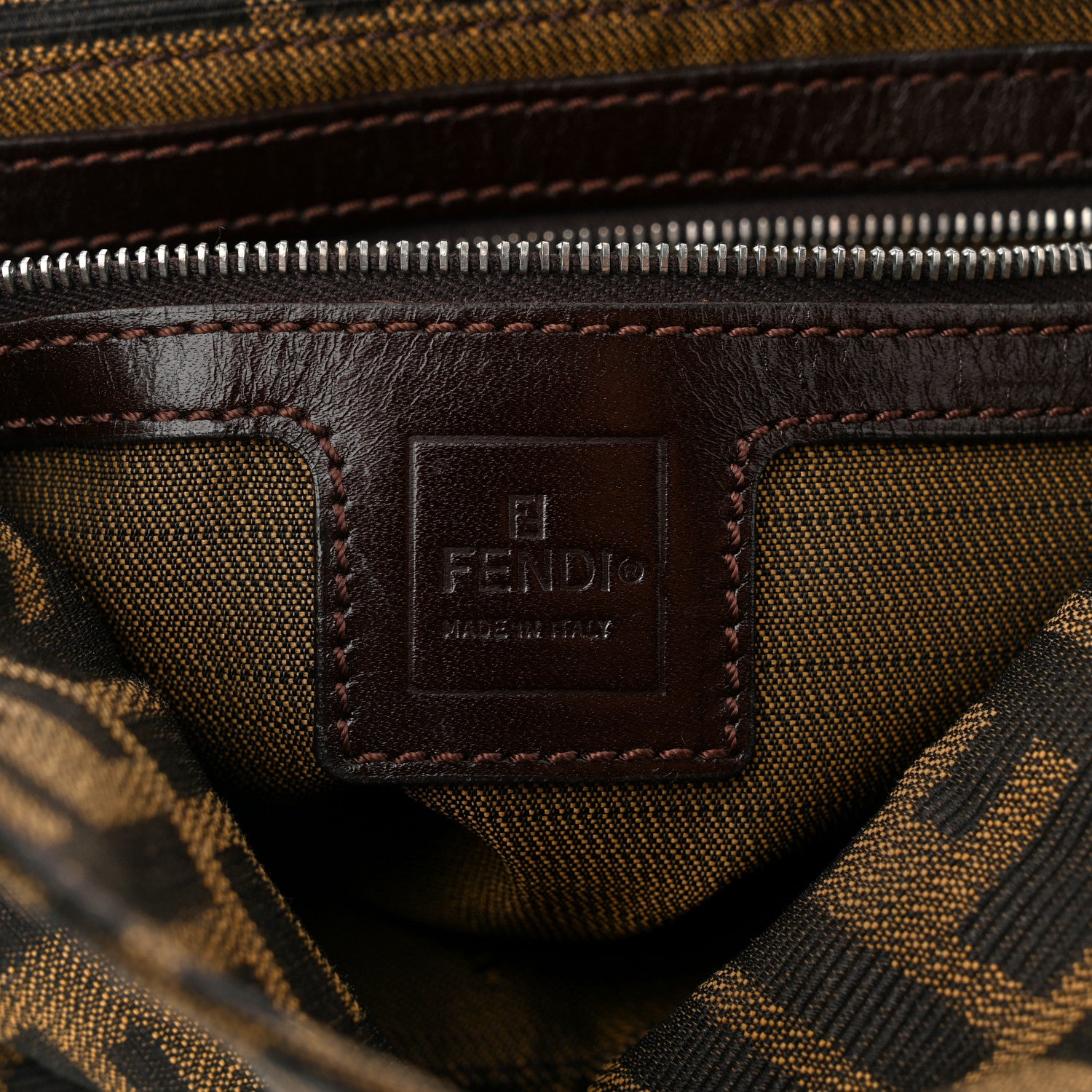 Fendi Zucca Baguette Brown 6 of 9