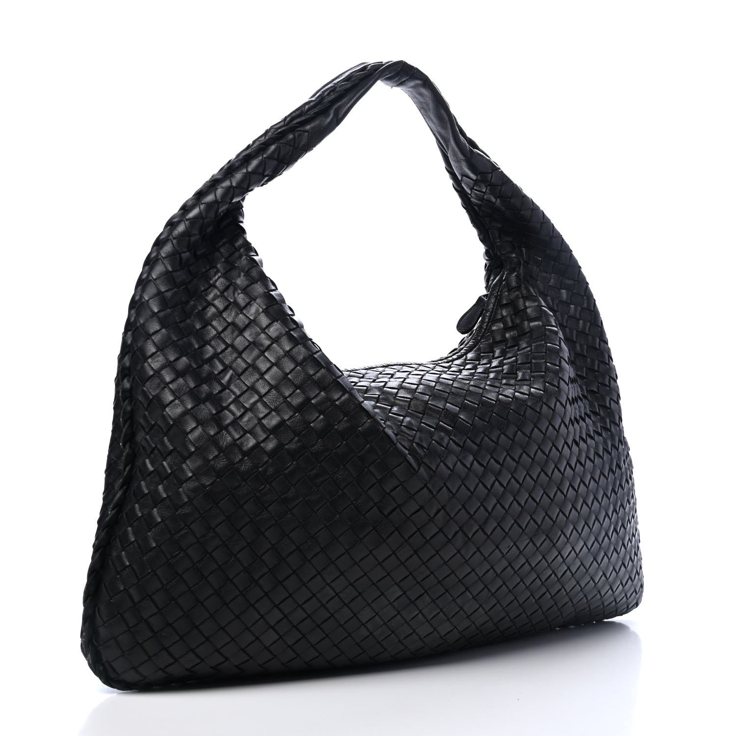 Bottega Veneta Nappa Intrecciato Large Veneta Hobo Black 2 of 4