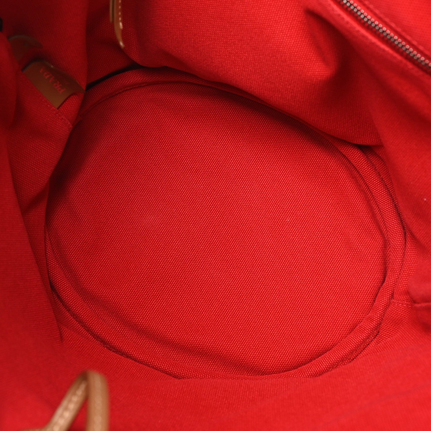 Prada Canapa Small Shopping Tote Rosso 6 of 10