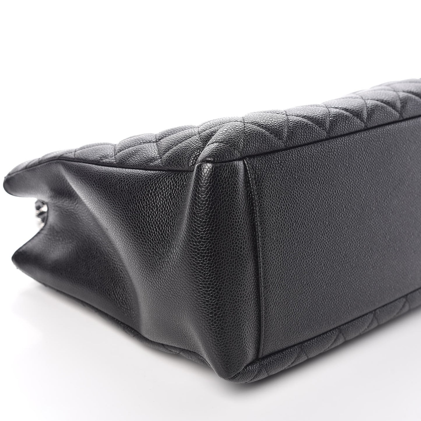 Caviar Quilted Grand Shopping Tote GST Black
