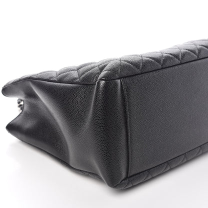 Chanel Caviar Quilted Grand Shopping Tote GST Black 8 of 9