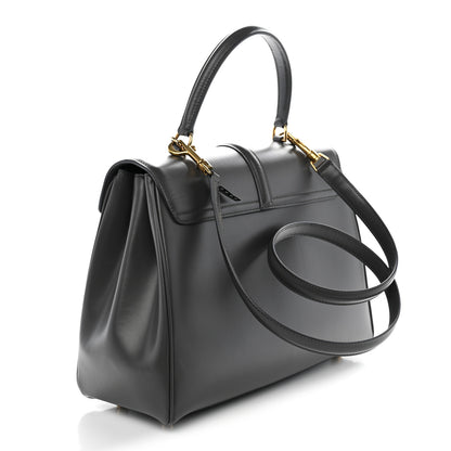Celine Satinated Calfskin Medium 16 Top Handle Bag Medium Grey 3 of 10