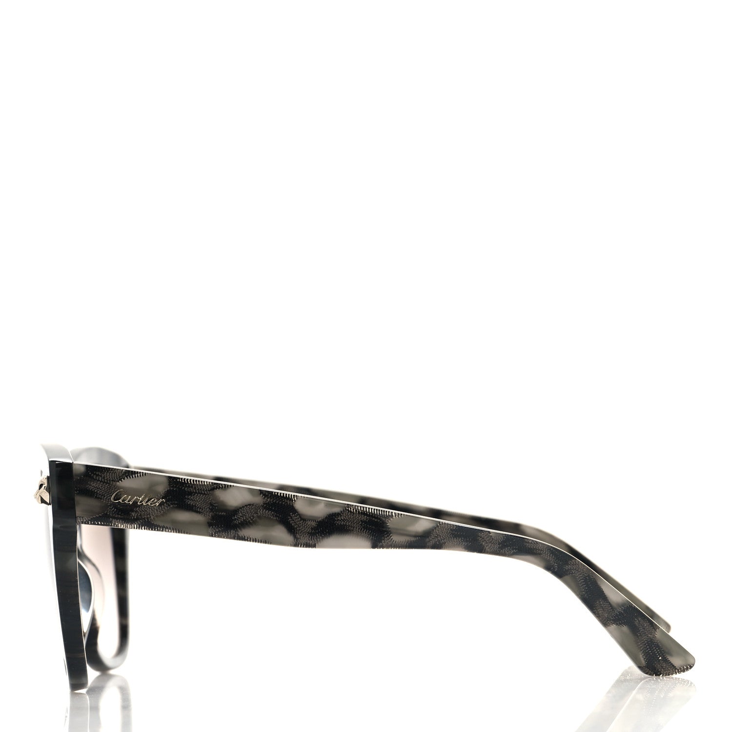 Cartier Panthere De Cartier Sunglasses Tortoise Grey 3 of 8