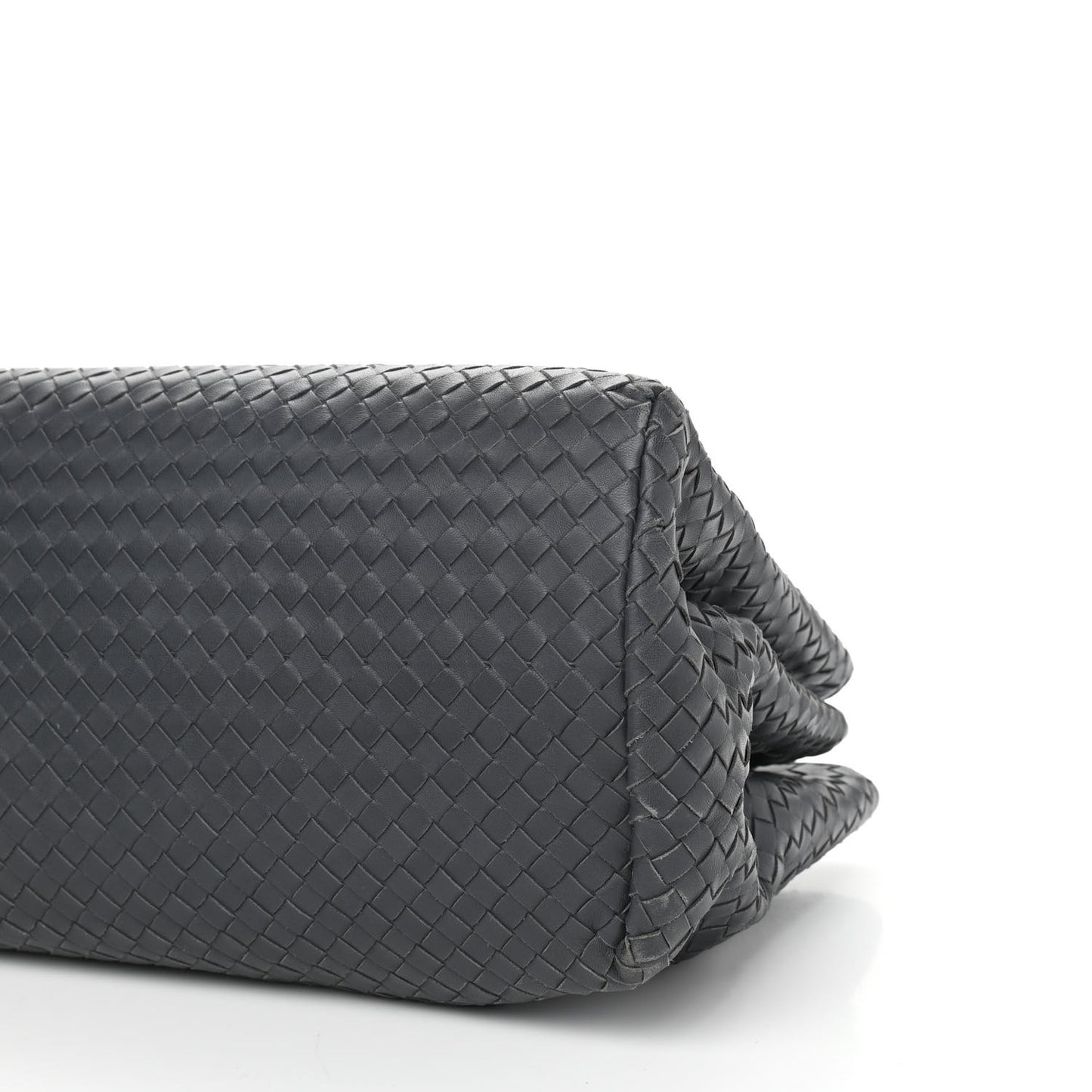 Nappa Intrecciato Medium Roma Tote Grey