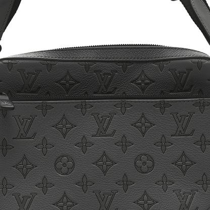 Louis Vuitton Calfskin Monogram Shadow Trio Messenger Anthracite Gray 8 of 11
