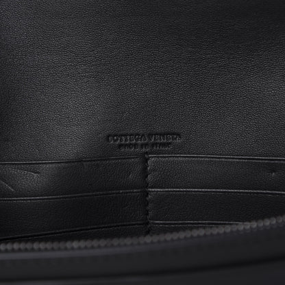 Bottega Veneta Nappa Intrecciato Continental Wallet on Chain Black 8 of 9
