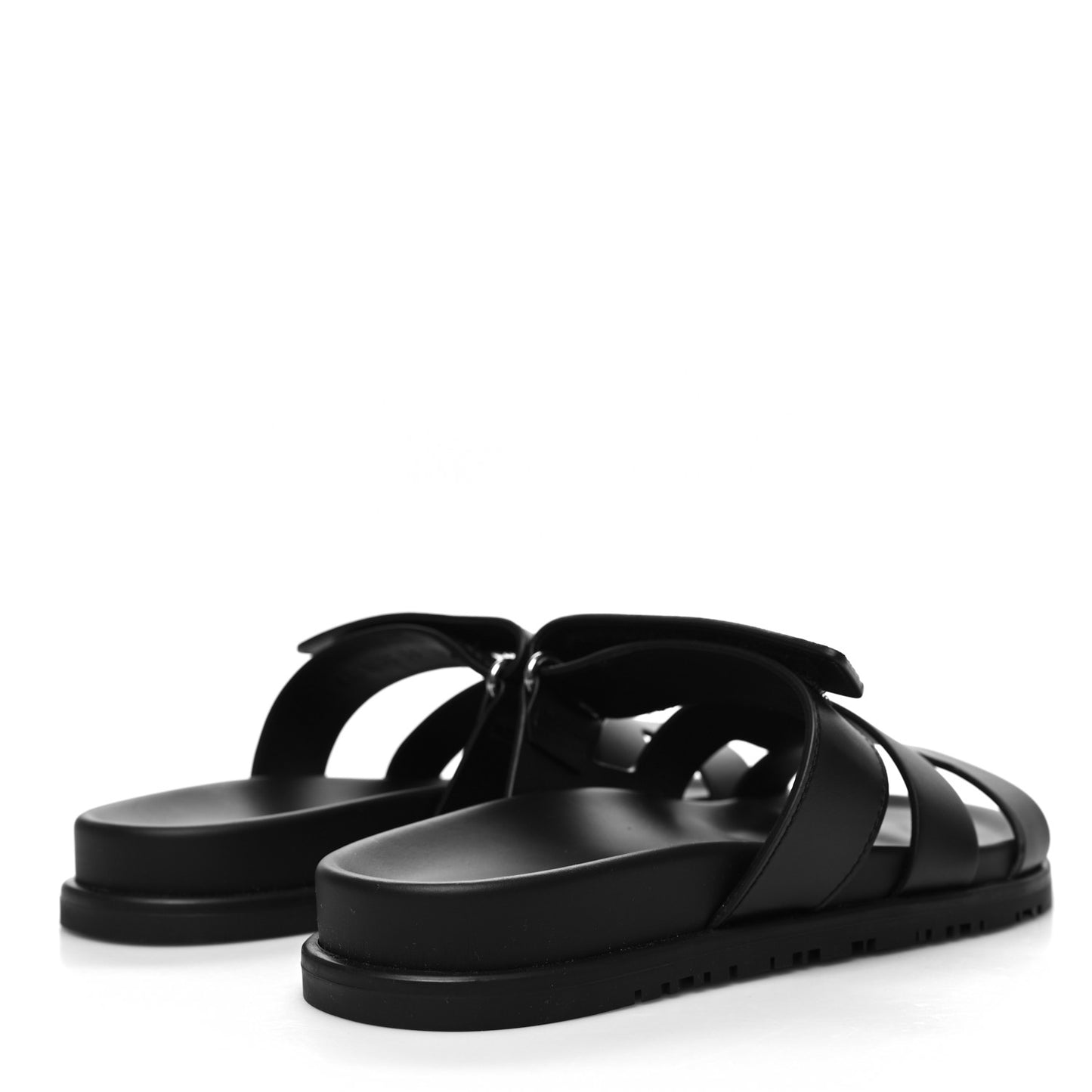 Calfskin Womens Chypre Sandals 38 Black