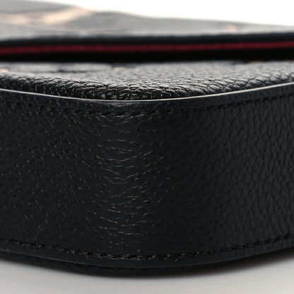 Louis Vuitton Empreinte Monogram Giant Felicie Pochette Black Beige 9 of 9