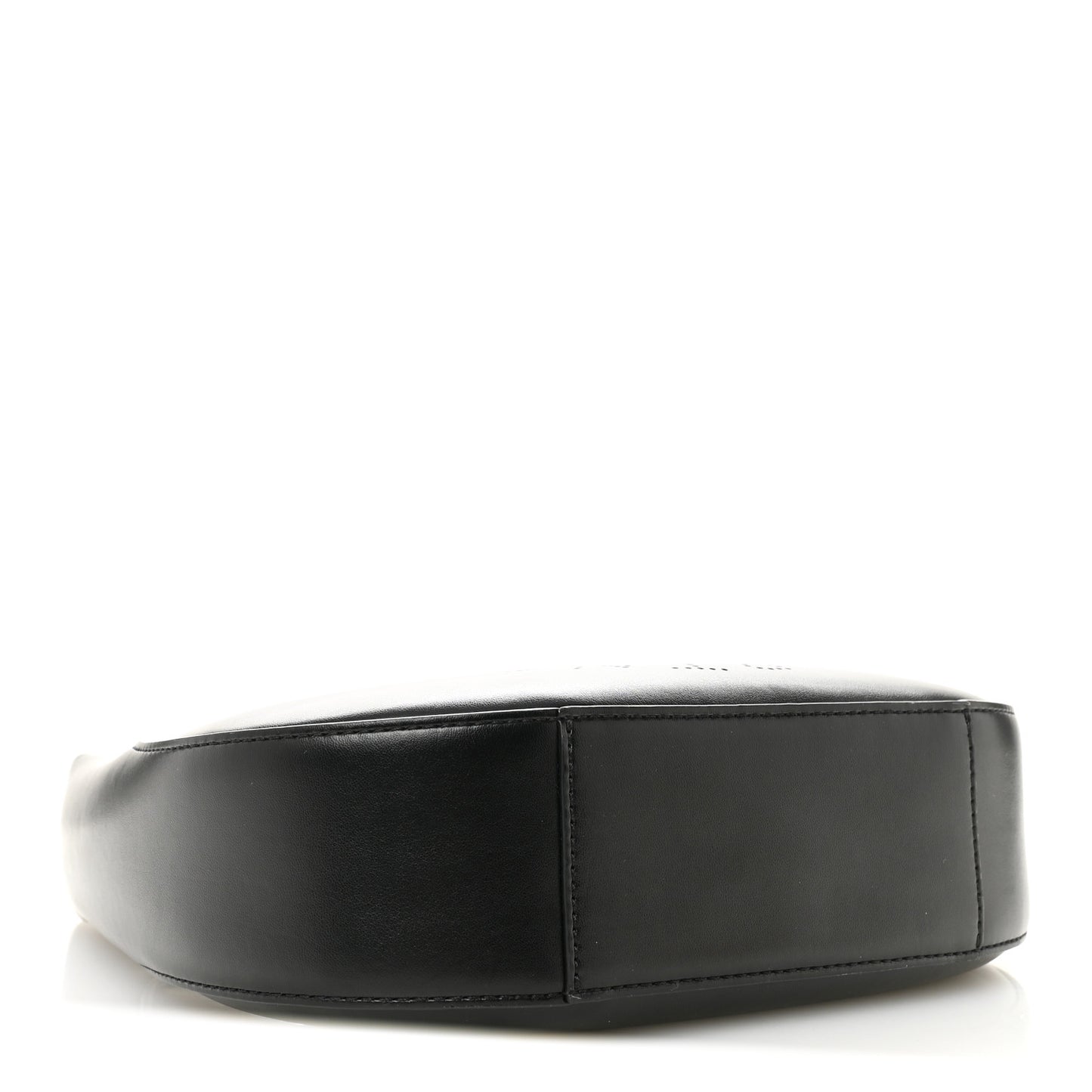 Eco Alter Nappa Perforated Logo Small Hobo Black