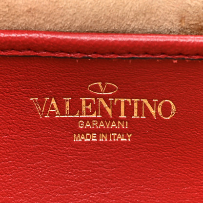 Valentino Garavani Metallic Nappa Small Rockstud Spike Shoulder Bag Platino 6 of 16