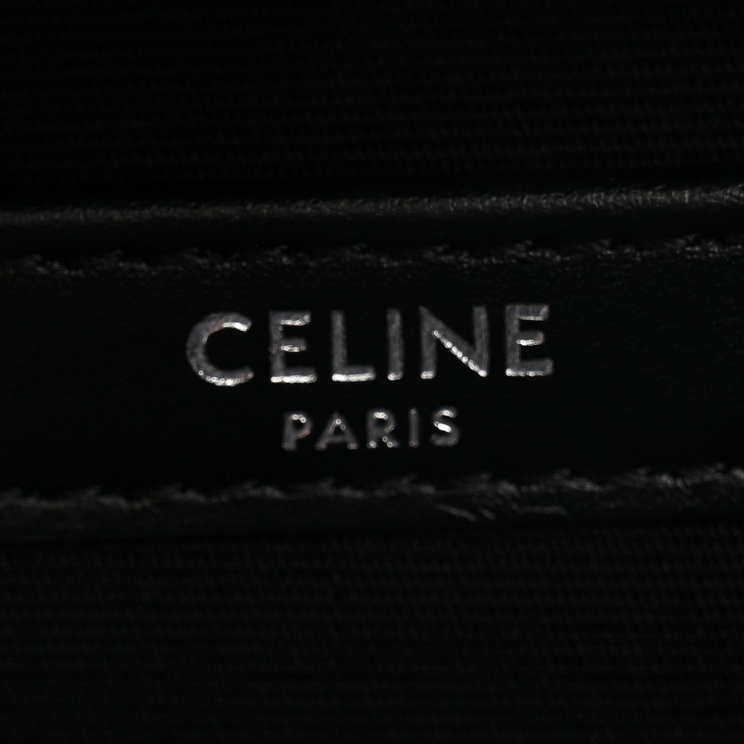 Celine Triomphe Canvas Top Handle Messenger Box Black 6 of 9