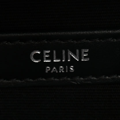 Celine Triomphe Canvas Top Handle Messenger Box Black 6 of 9