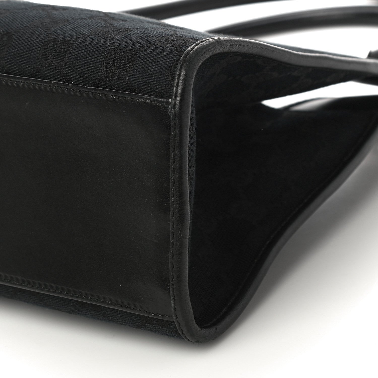 Gucci Monogram Bardot Shoulder Bag Black 9 of 11