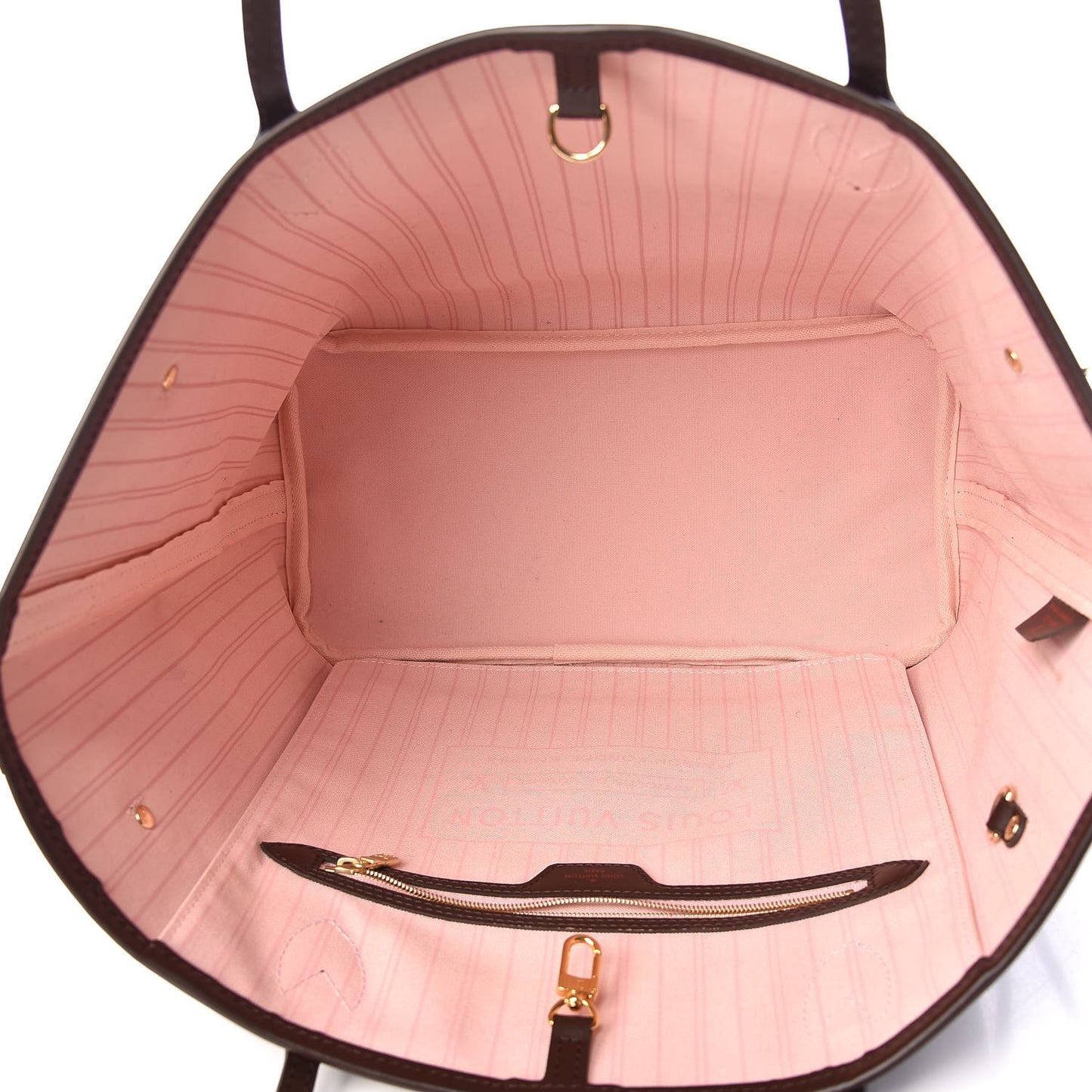 Damier Ebene Neo Neverfull MM Rose Ballerine