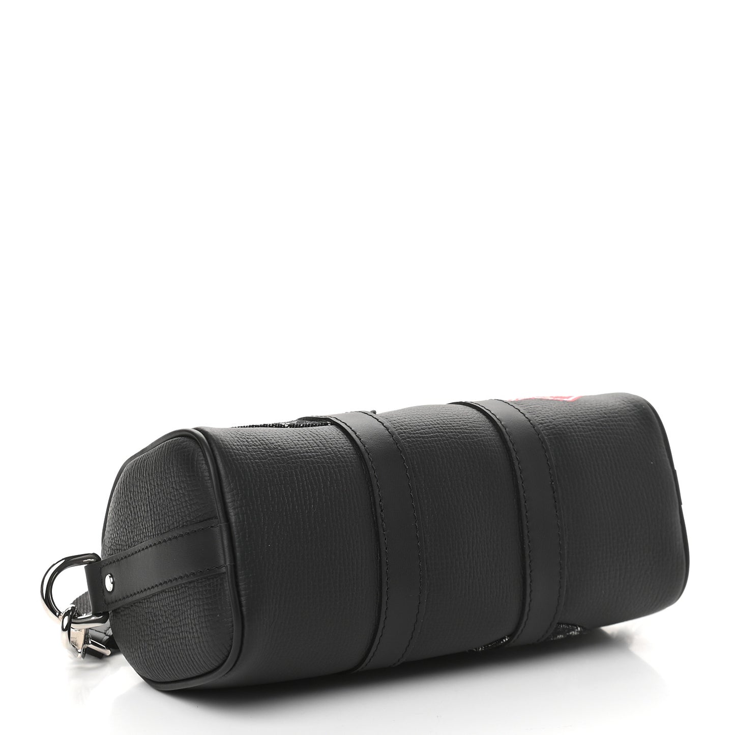 X NIGO Taurillon Monogram Denim Drip Keepall XS Black