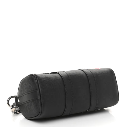 Louis Vuitton X NIGO Taurillon Monogram Denim Drip Keepall XS Black 4 of 8