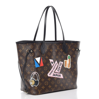 Louis Vuitton Monogram My LV World Tour Neverfull MM 3 of 9