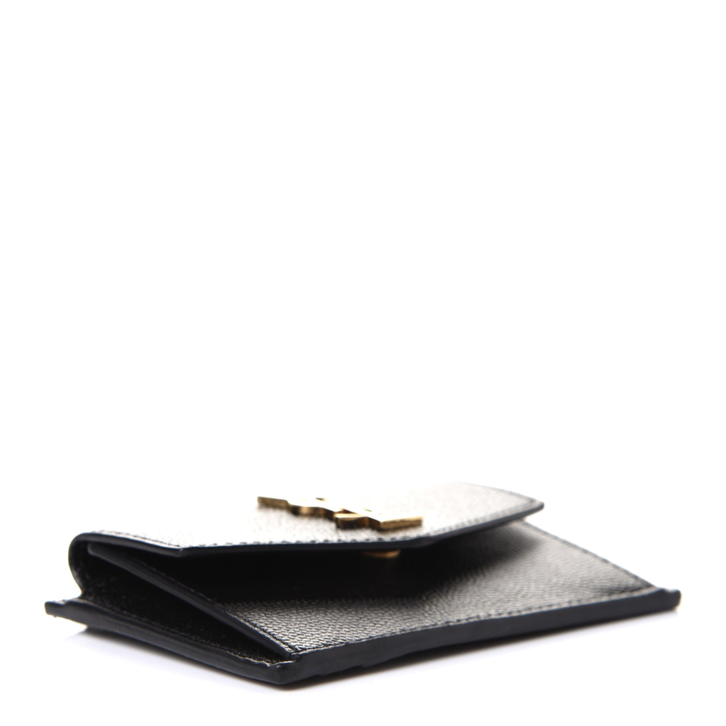 Grain De Poudre Uptown Monogram Card Case Black