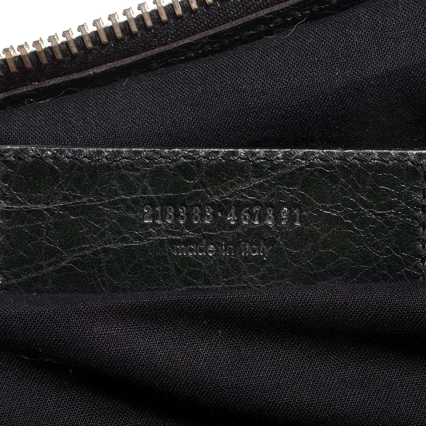 Agneau Giant 21 Silver Hardware Folder Black