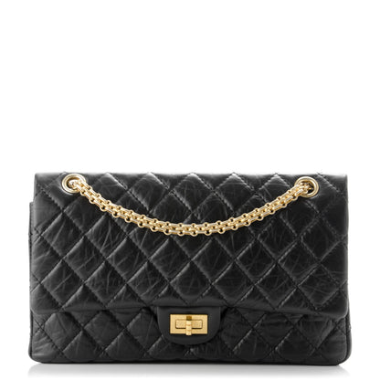 Chanel Aged Calfskin Quilted 2.55 Reissue 226 Flap Black 1 of 7