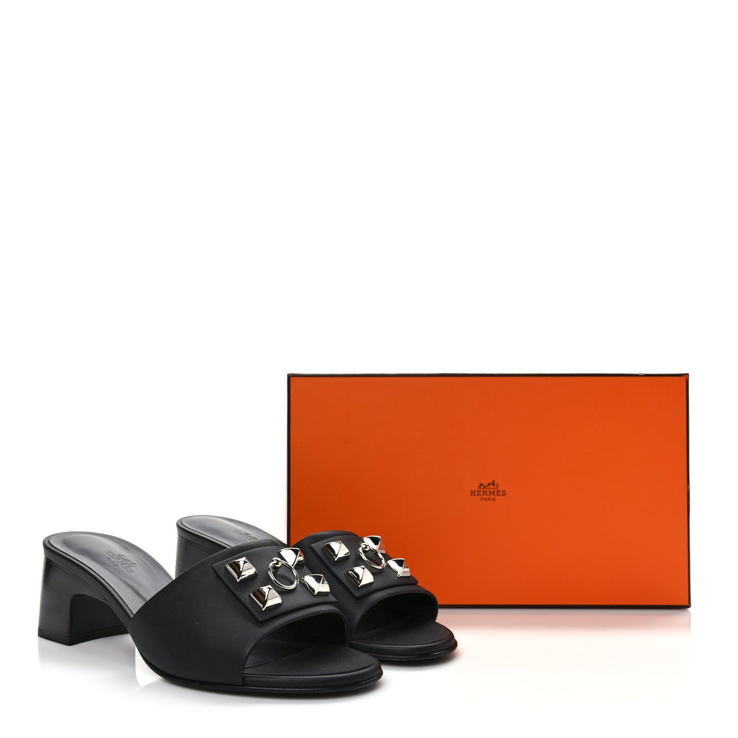 Calfskin Dreamy Sandals 39 Black