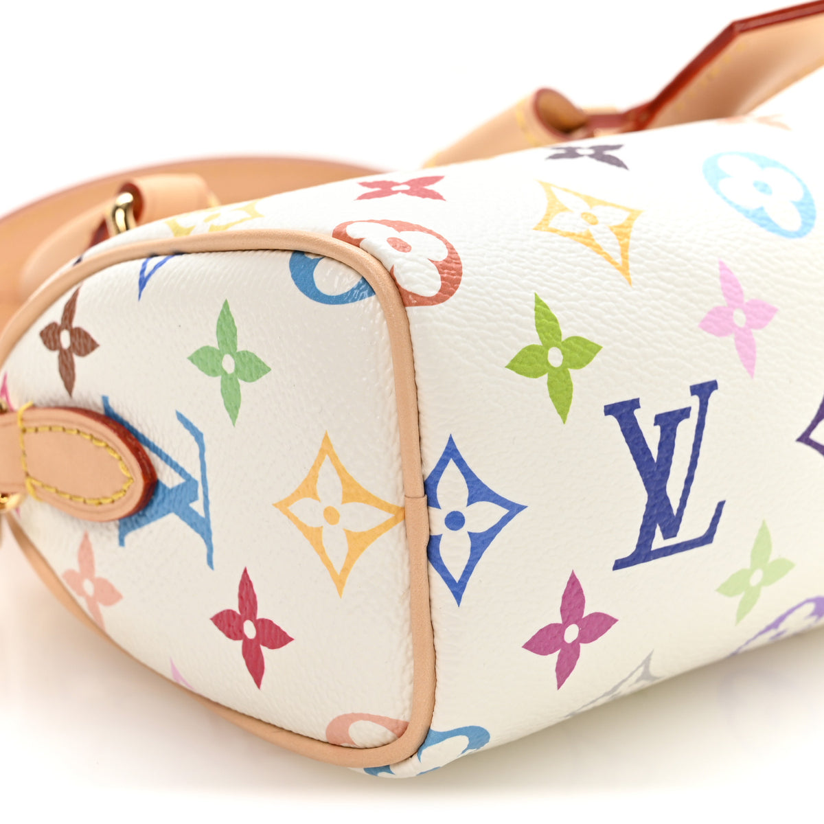 LV X TM Monogram Multicolor Nano Speedy White