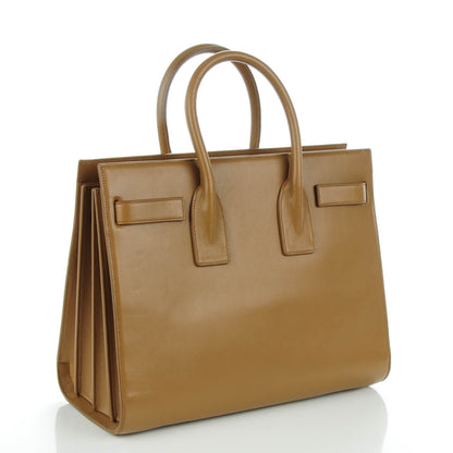 Saint Laurent Calfskin Small Sac De Jour Taupe 3 of 7