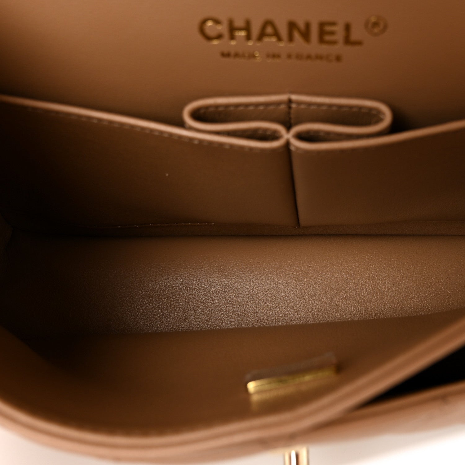 Chanel Lambskin Quilted Small Double Flap Brown 5 of 11