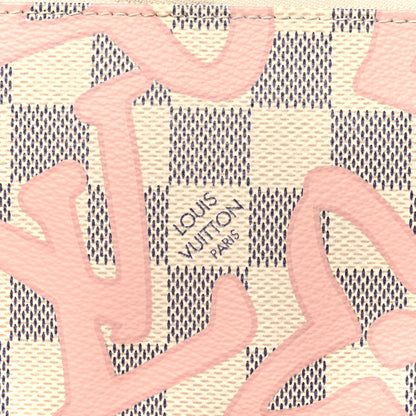 Louis Vuitton Damier Azur Tahitienne Mini Pochette Accessories 7 of 9