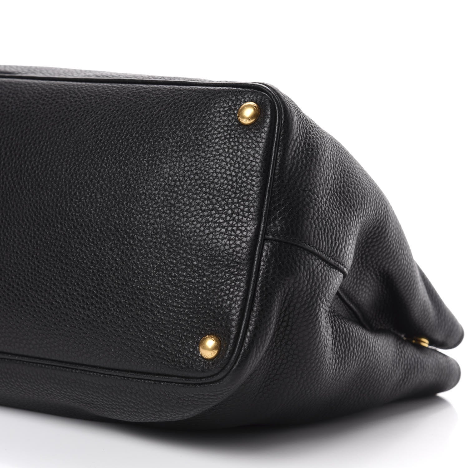 Prada Vitello Daino Shopping Tote Black 8 of 11