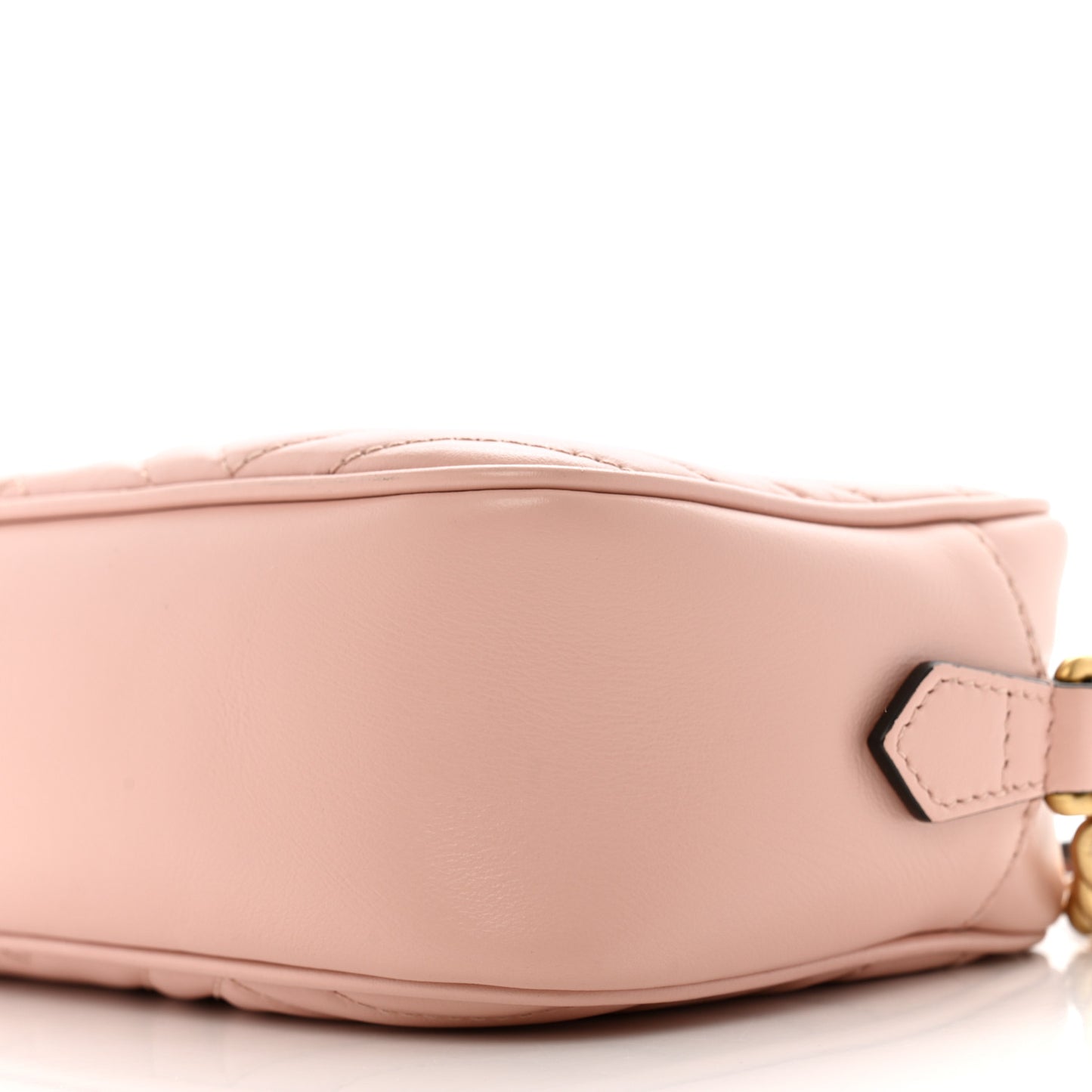 Calfskin Matelasse Small GG Marmont Chain Shoulder Bag Perfect Pink