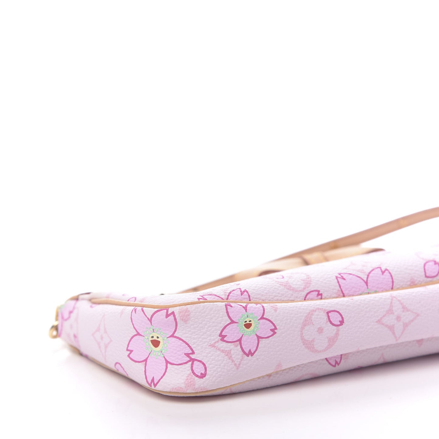 Monogram Cherry Blossom Pochette Accessories Pink