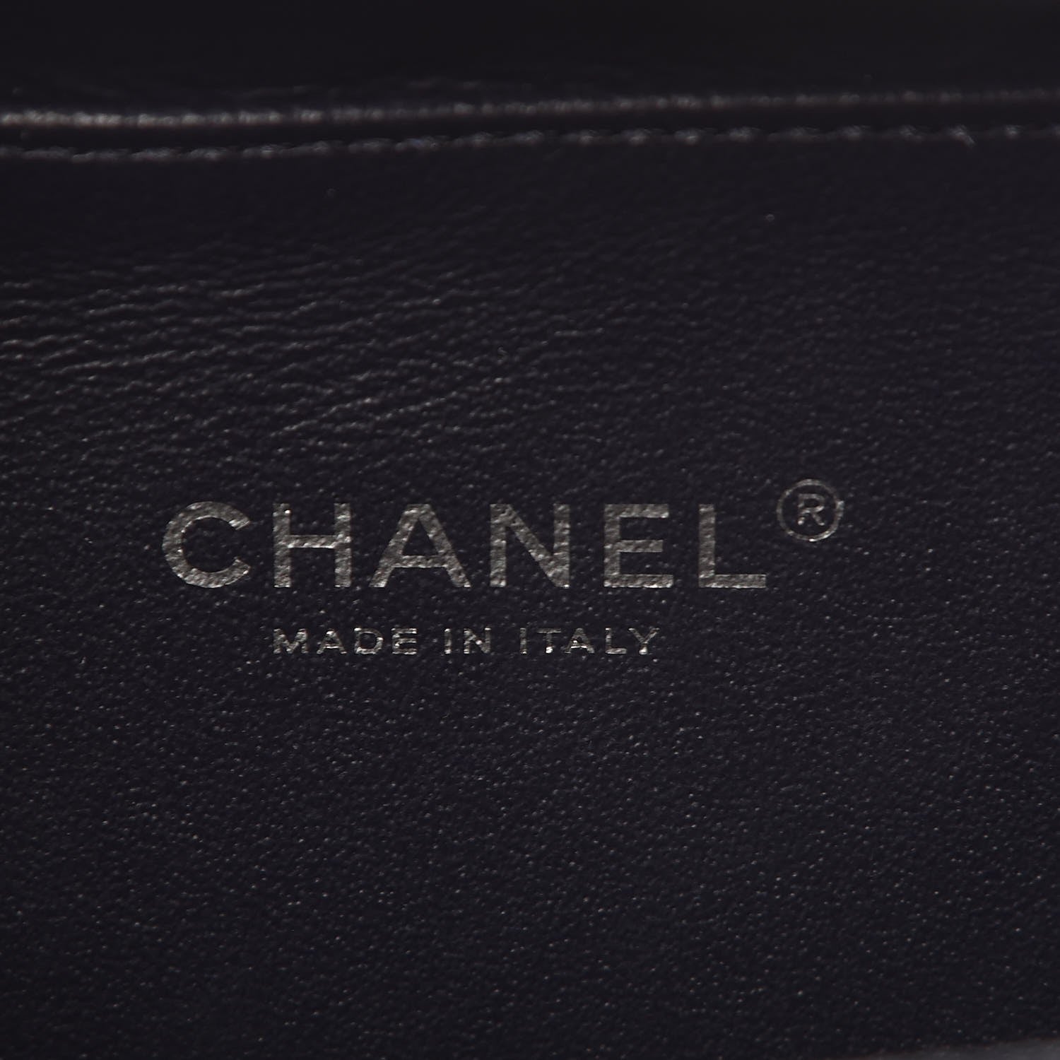 Chanel Iridescent Caviar Quilted Small CC Filigree Vanity Case Dark Turquoise 8 of 8