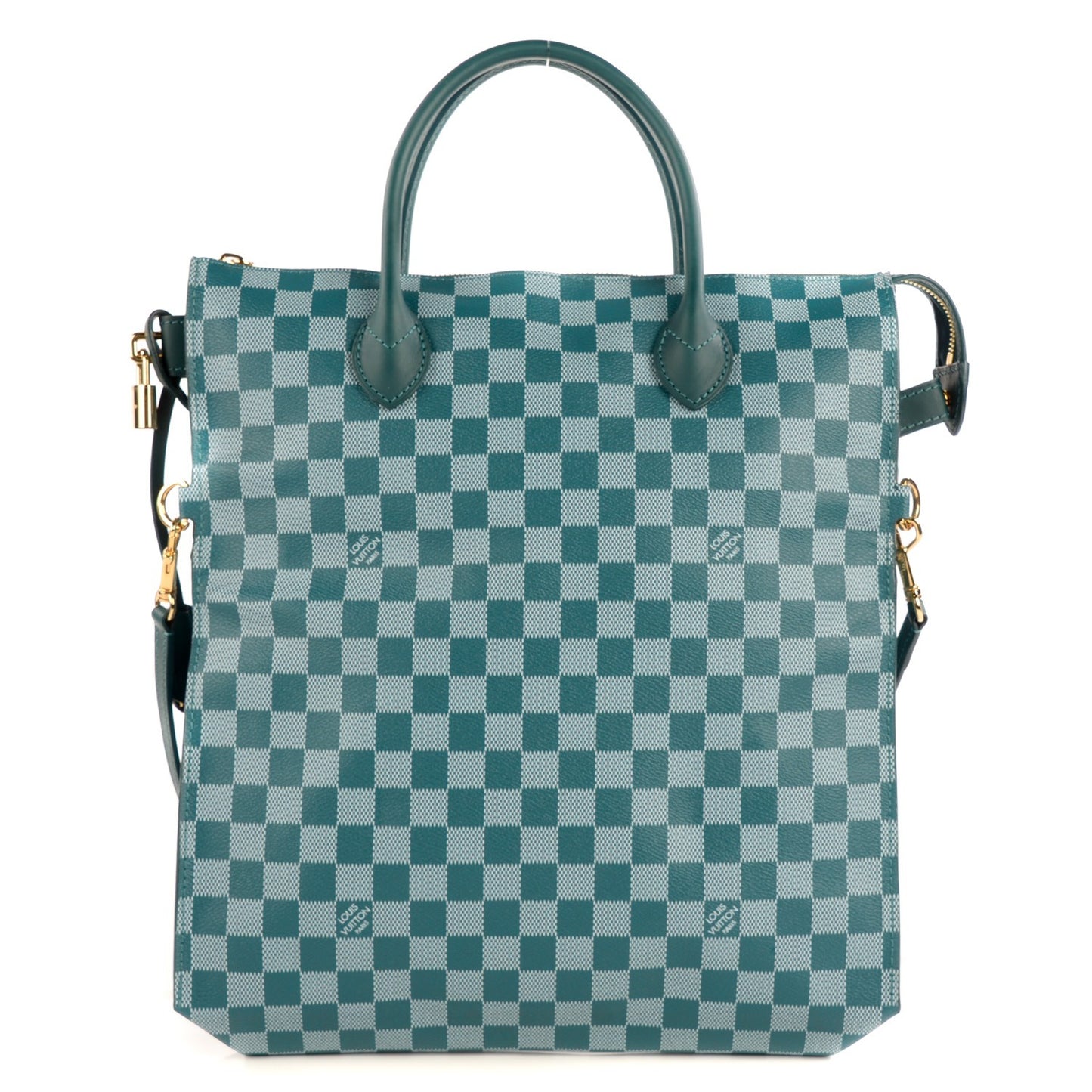 Damier Couleur Mobil Bag Cyan