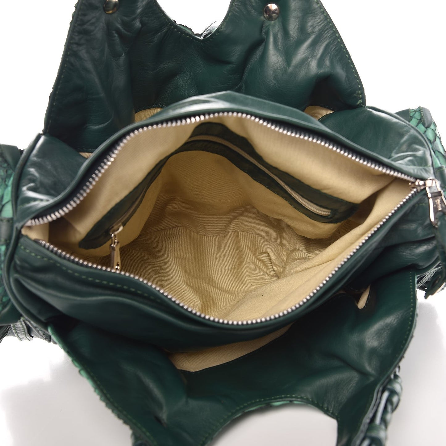 Python Silverado Shoulder Bag Emerald