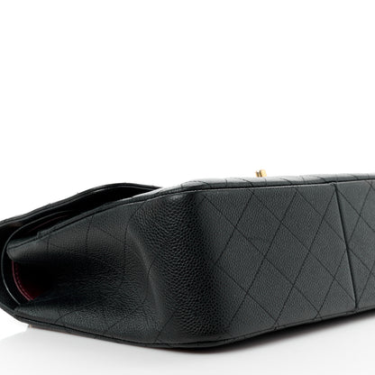 Chanel Caviar Quilted Jumbo Double Flap Black 10 of 13
