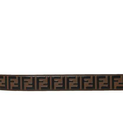 Fendi Vitello Century Bi-Color FF 1974 Embossed Strap You Maya Black 5 of 7