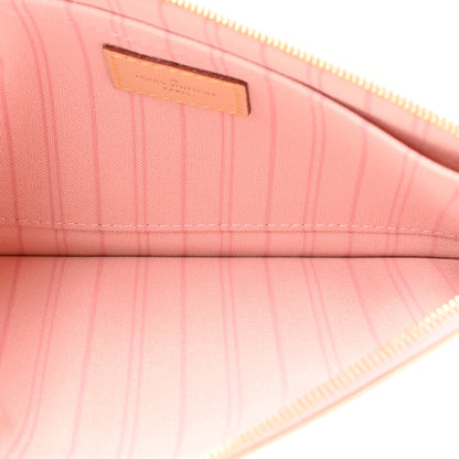 Louis Vuitton Damier Azur Neo Neverfull MM Rose Ballerine 7 of 20