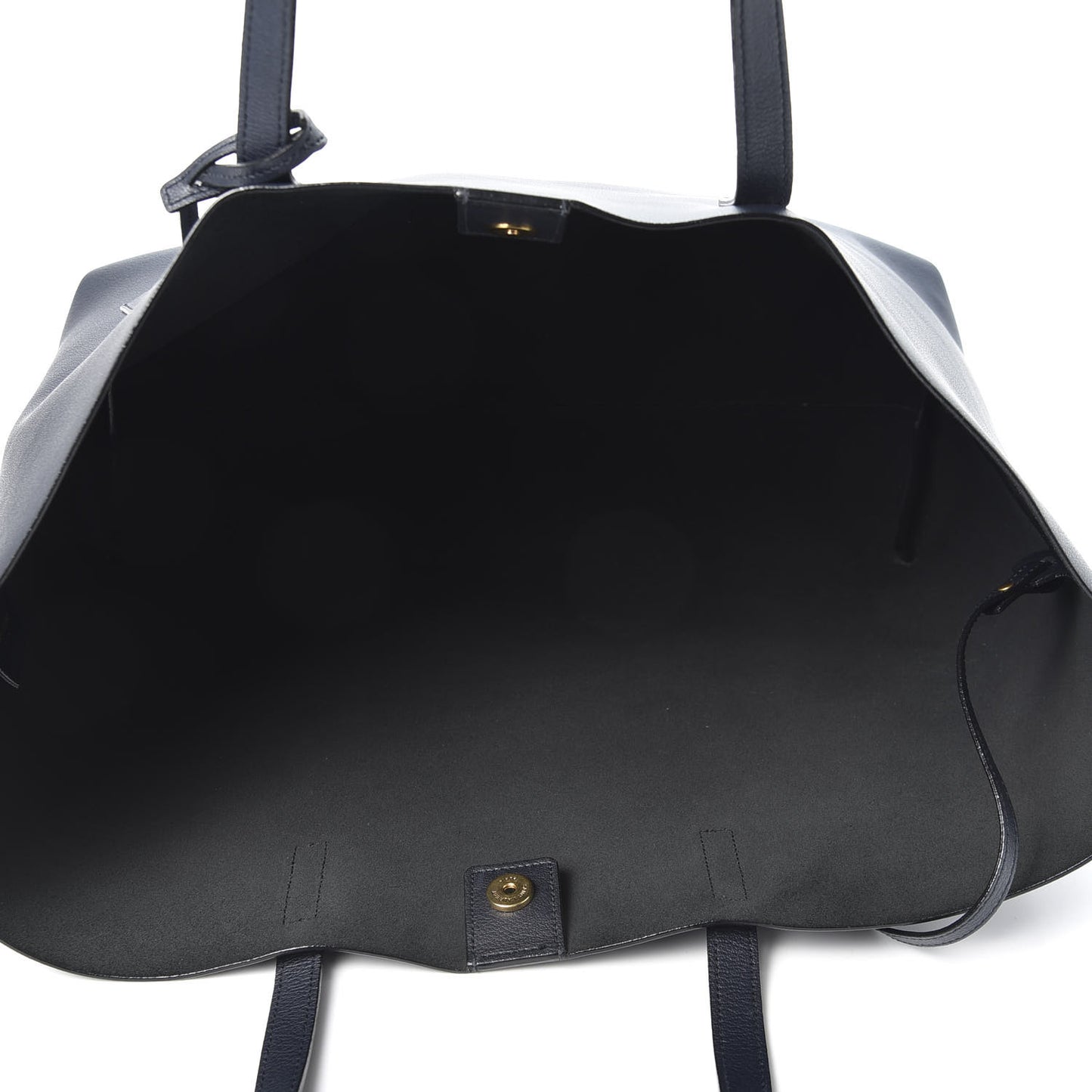 Calfskin Large Shopping Tote Deep Marine