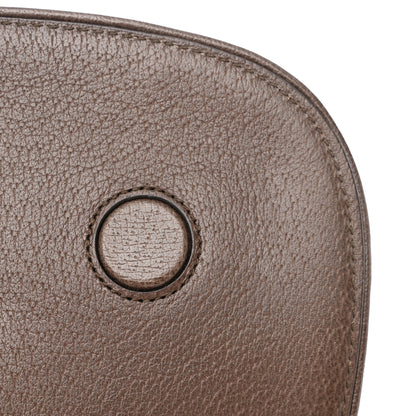 Gucci GG Supreme Monogram Textured Dollar Calfskin Web Medium Blondie Top Handle Shoulder Flap Bag Beige Ebony New Acero 13 of 15