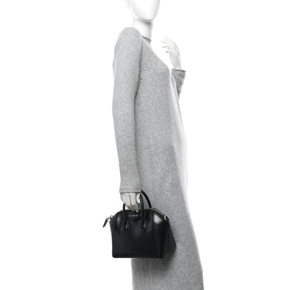 Givenchy Shiny Lord Calfskin Mini Antigona Black 2 of 11