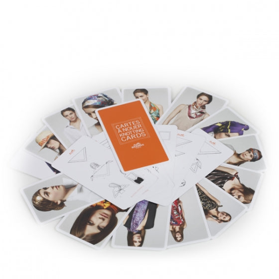 Hermes Knotting Cards Cartes A Nouer Carre Scarf Guide 1 of 6
