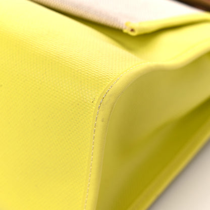 Hermes Toile H Berline Vache Hunter Herbag Zip 31 PM Lime 12 of 15