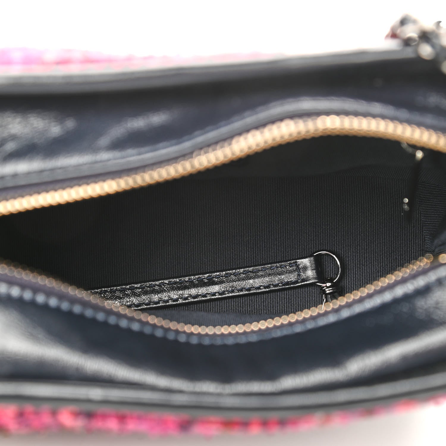 Chanel Tweed Calfskin Small Gabrielle Hobo Dark Navy 5 of 9