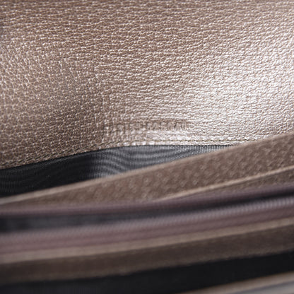 Gucci GG Supreme Monogram Web Ophidia Continental Wallet Brown 5 of 9
