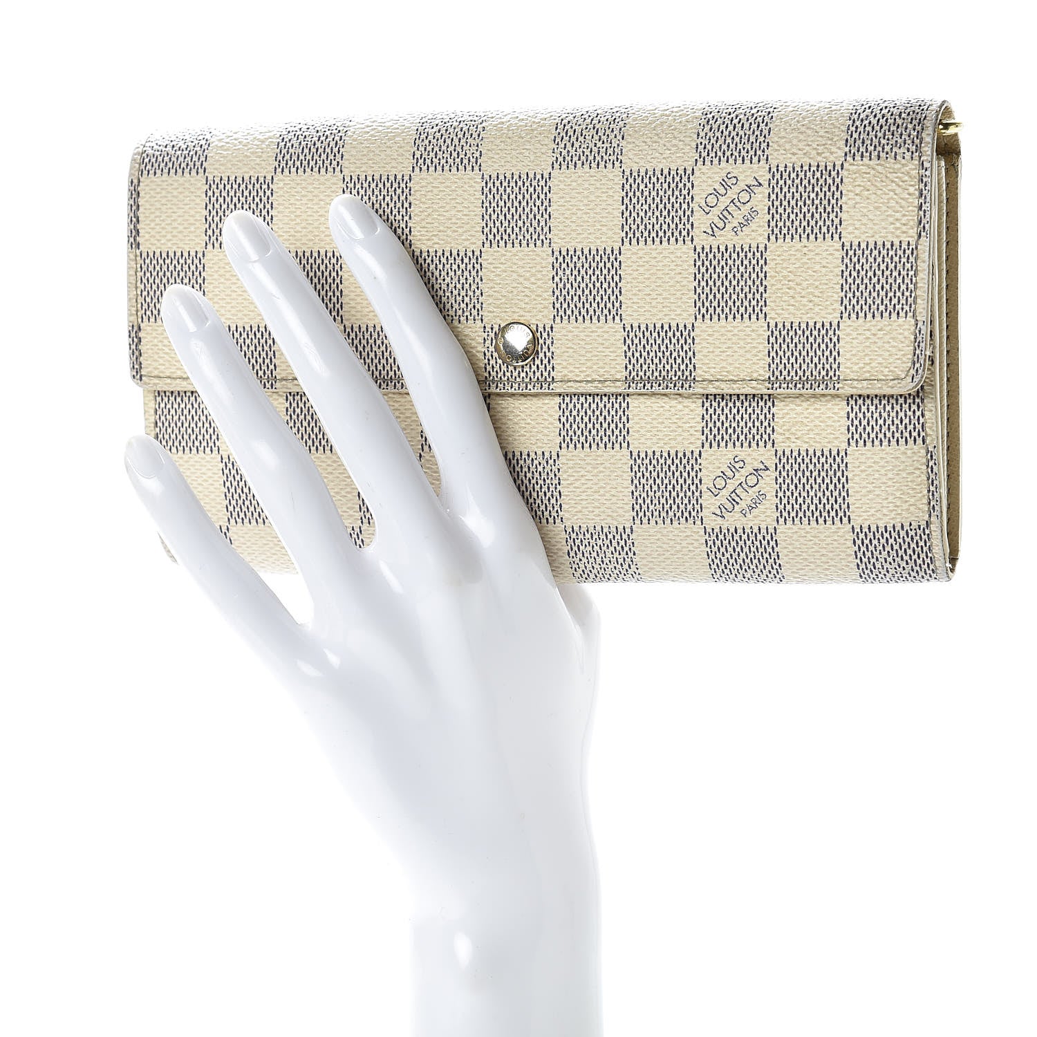 Louis Vuitton Damier Azur Sarah Wallet 2 of 6