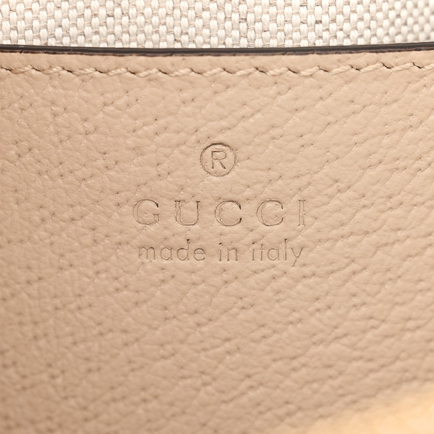 Gucci GG Supreme Monogram Textured Dollar Calfskin Web Small Ophidia Dome Shoulder Beige Mystic White Oatmeal 6 of 11