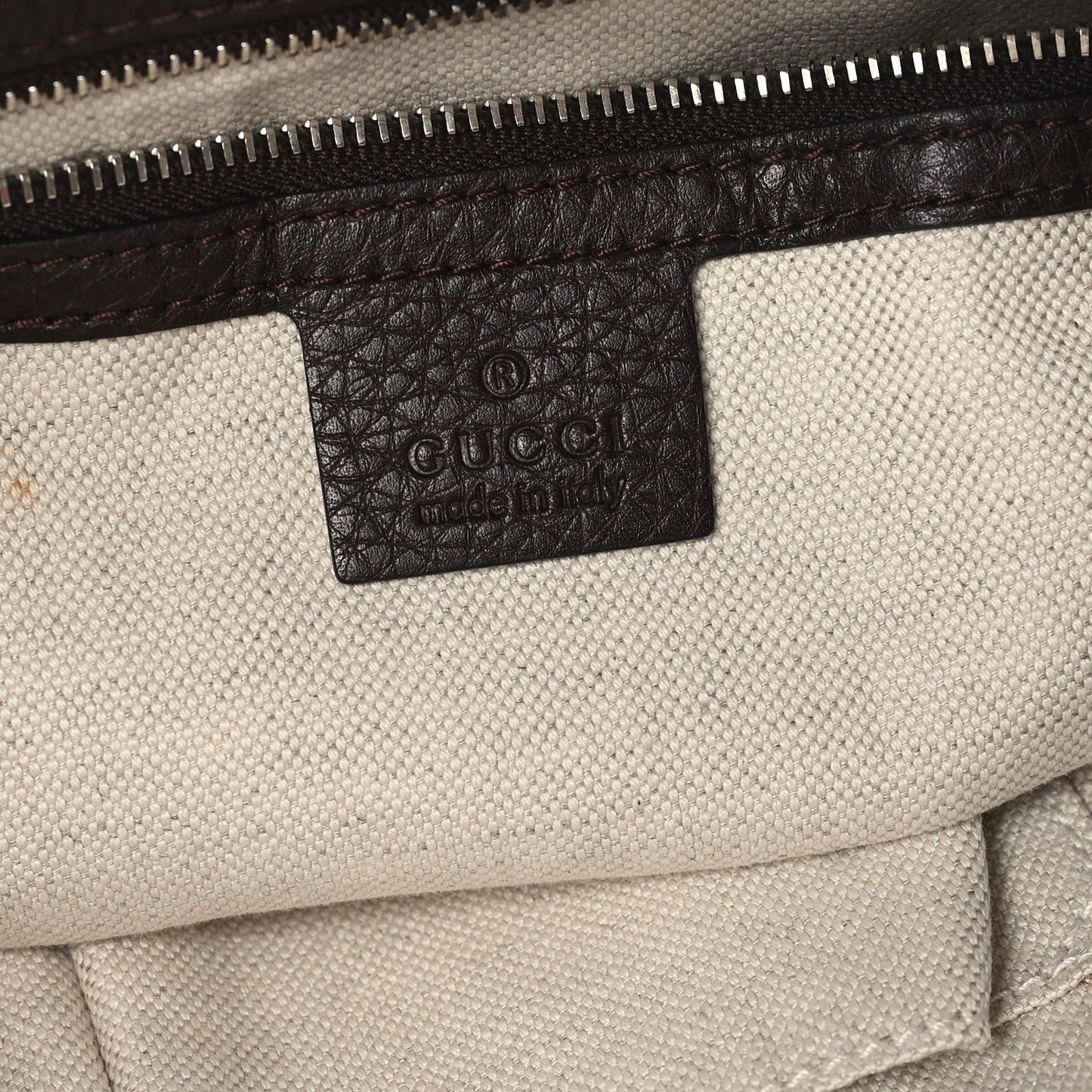 Monogram Medium Techno Horsebit Hobo Brown