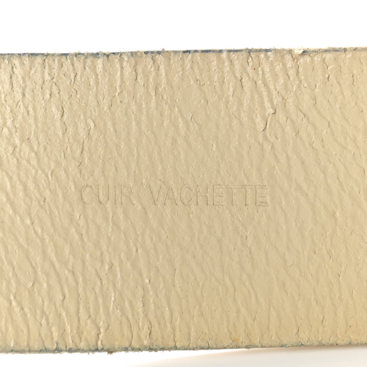 Chanel Calfskin Enamel CC Logo Belt Light Beige 4 of 12